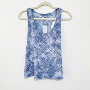 AE Blue Print Pocket Tank Top M